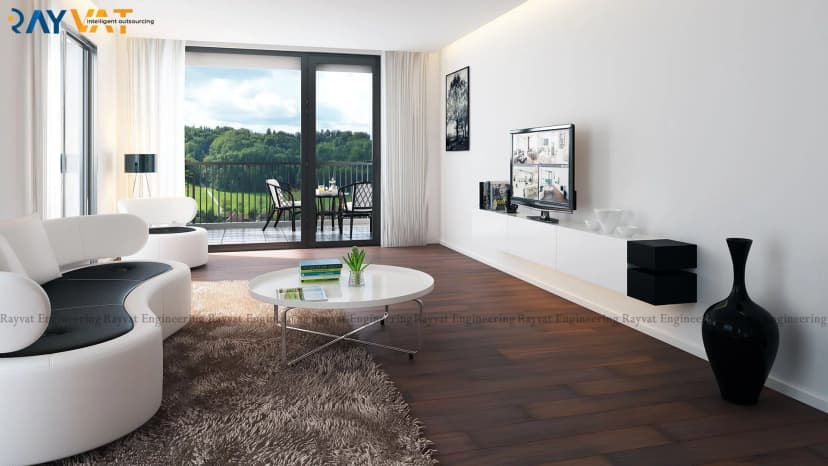 3.Swtizerland Modern Interior Riverside