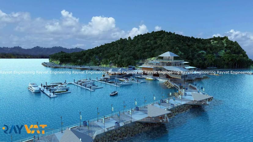 Beach Resort Birds Eye View 1